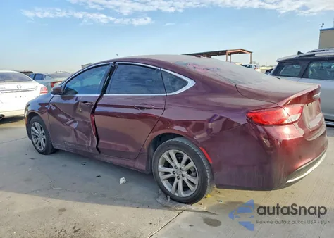 2015 Chrysler 200 Limited z USA, uszkodzony, nr VIN 1C3CCCABXFN734554